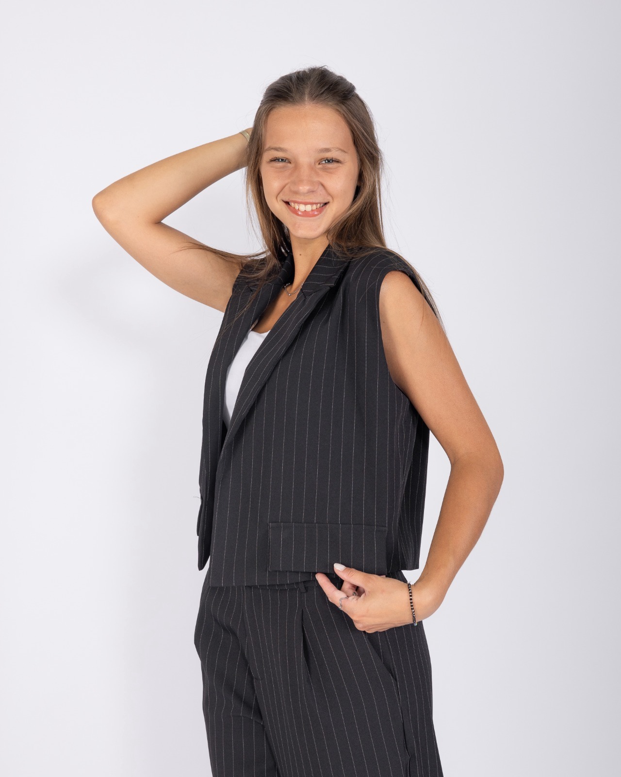 Chaleco Eve Rayado  5